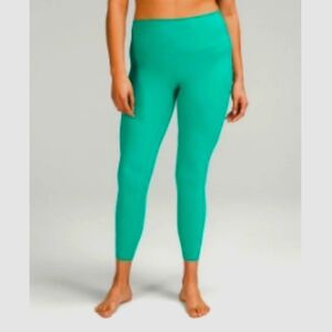 lululemon athletica Teal Green High-Rise Leggings